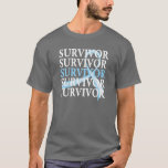 Survivor Collage Prostate Cancer T-Shirt