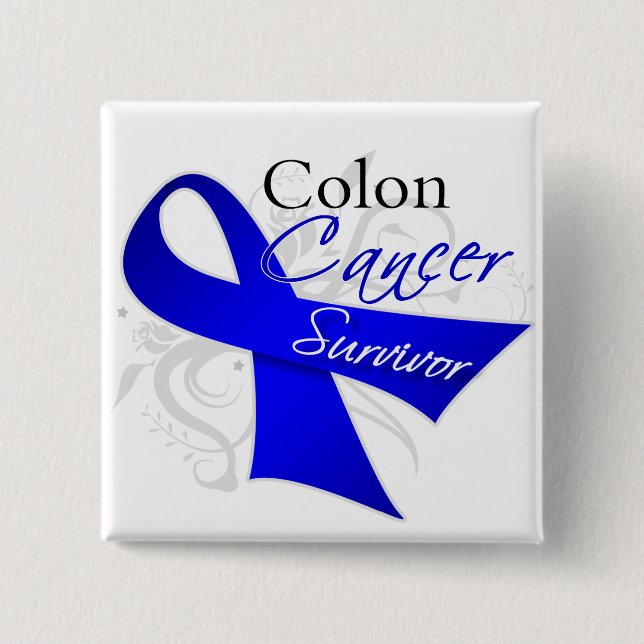 Survivor - Colon Cancer Button (Front)