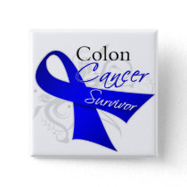Survivor - Colon Cancer Button