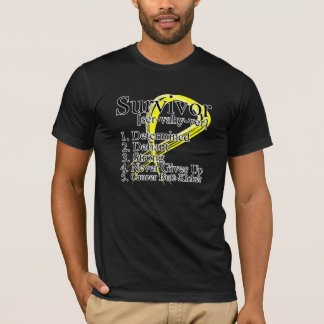 Survivor Definition - Testicular Cancer T-Shirt