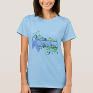 Survivor Floral Blue T-Shirt