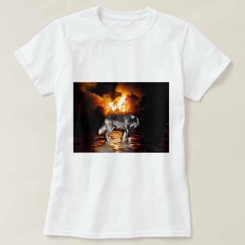 Survivor Grey Wolf Gifts T_Shirt