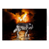 "Survivor" Grey Wolf Wildlife Gifts (Front Horizontal)