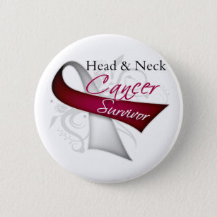 Survivor - Head and Neck Cancer Pinback Button