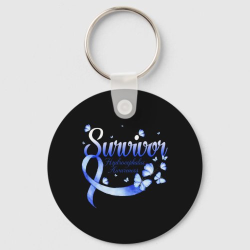 Survivor Hydrocephalus Awareness  Keychain