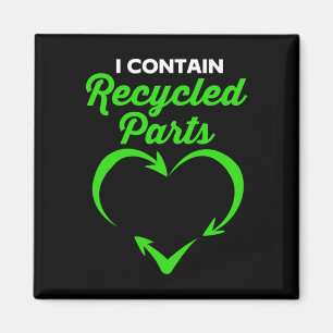 Survivor I Contain Recycled Parts Magnet