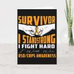 Survivor I Stand Strong Rsd Crps Awareness  Card