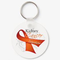 Survivor - Kidney Cancer Keychain