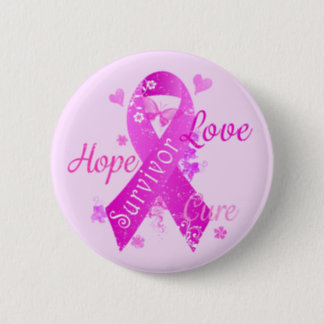 Survivor Love Hope Cure Button