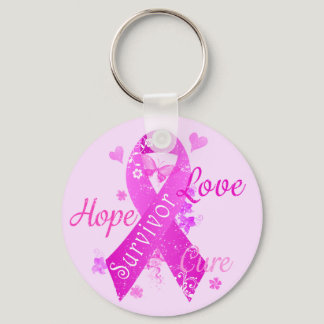 Survivor Love Hope Cure Keychain