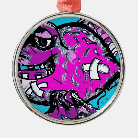 survivor metal ornament
