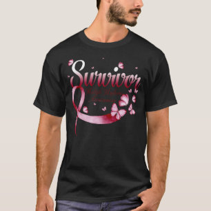 Survivor Multiple Myeloma Awareness Butterfly T-Shirt