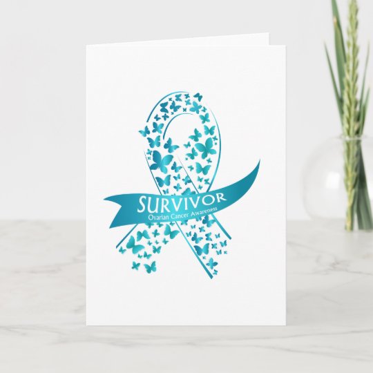 Survivor Ovarian Cancer Awareness Card | Zazzle.com