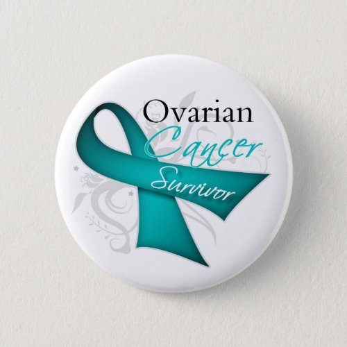 Survivor _ Ovarian Cancer Button