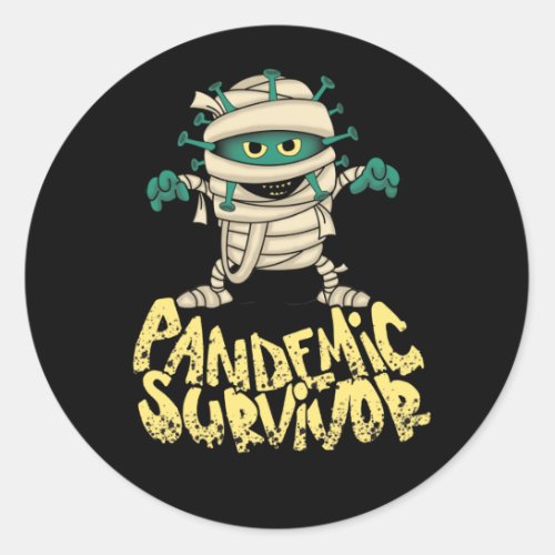 Survivor Pandemic Survivor  Classic Round Sticker