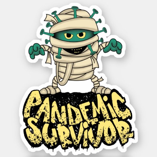 Survivor Pandemic Survivor  Sticker