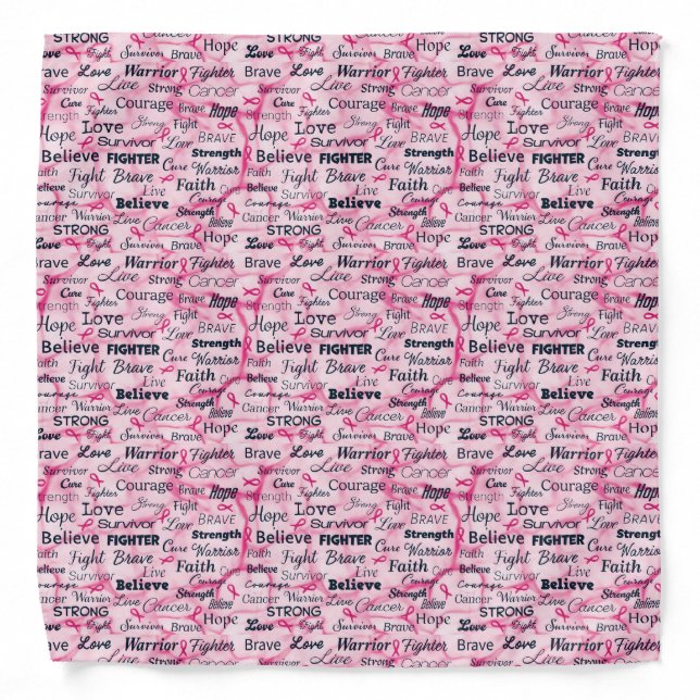 Survivor Pink  Bandana (Front)