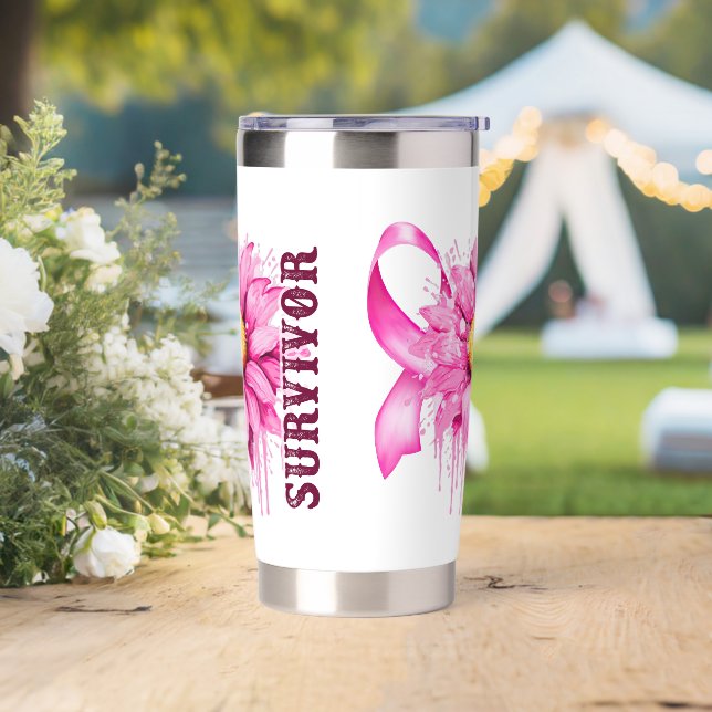 Survivor Pink  Insulated Tumbler (Wedding)