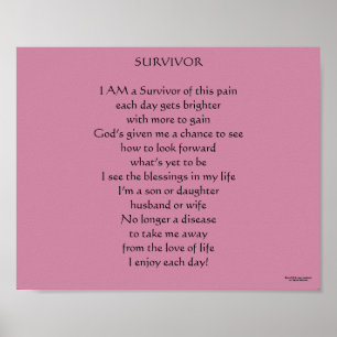 SURVIVOR POEM POSTER