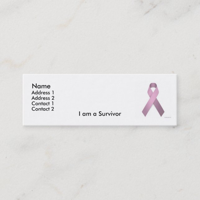 Survivor Profile Card (Front)