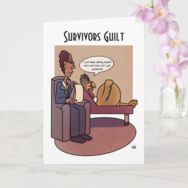 Survivor‘s Guilt Greeting Card (Orchid)