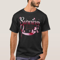 Survivor Sickle Cell Anemia  Awareness Butterfly T-Shirt