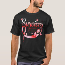 Survivor Stroke Awareness Butterfly T-Shirt