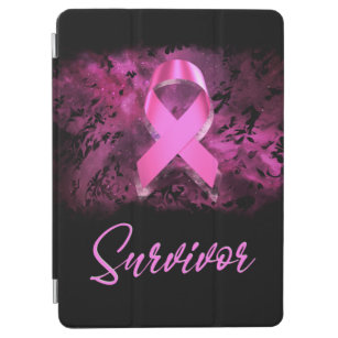 Survivor, support breast cancer awareness iPad air cover