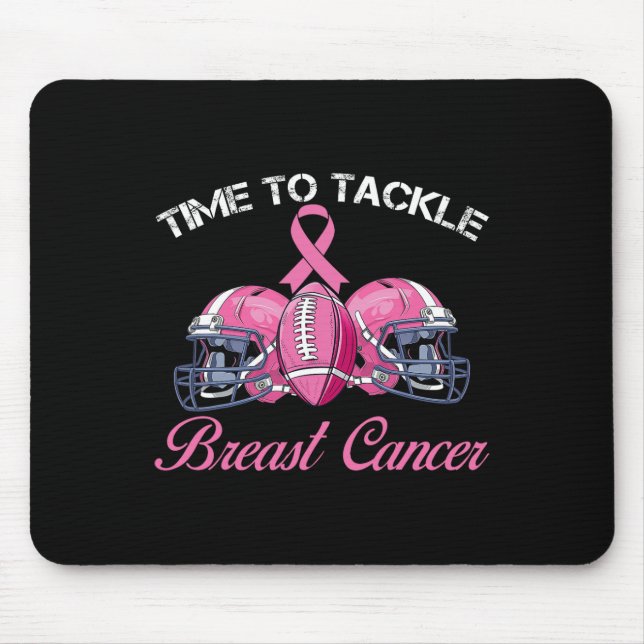 Survivor Time To Tackle Breast Cancer Awareness  Mouse Pad (Front)