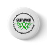 Survivor Traumatic Brain Injury Pinback Button