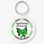 Survivor Traumatic Brain Injury v2 Keychain