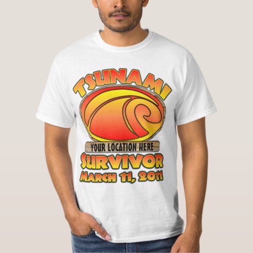 Survivor _ Tsunami _ Customize T_Shirt