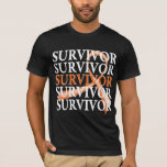 Survivor Whimsical Collage Leukemia T-Shirt