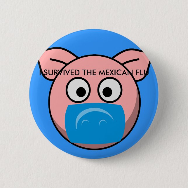 survivorpig pinback button (Front)