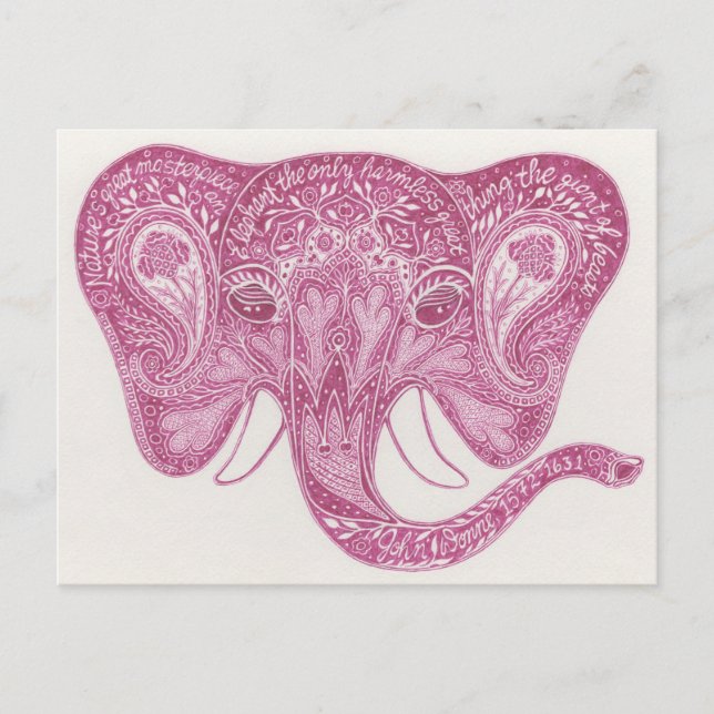 Survivors Hub, #5: Elephant Postcard (Front)