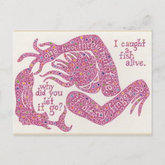 Survivors' Hub, #6 Nursery Rhyme. Postcard