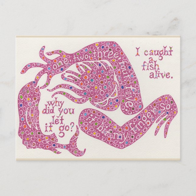 Survivors' Hub, #6 Nursery Rhyme. Postcard (Front)