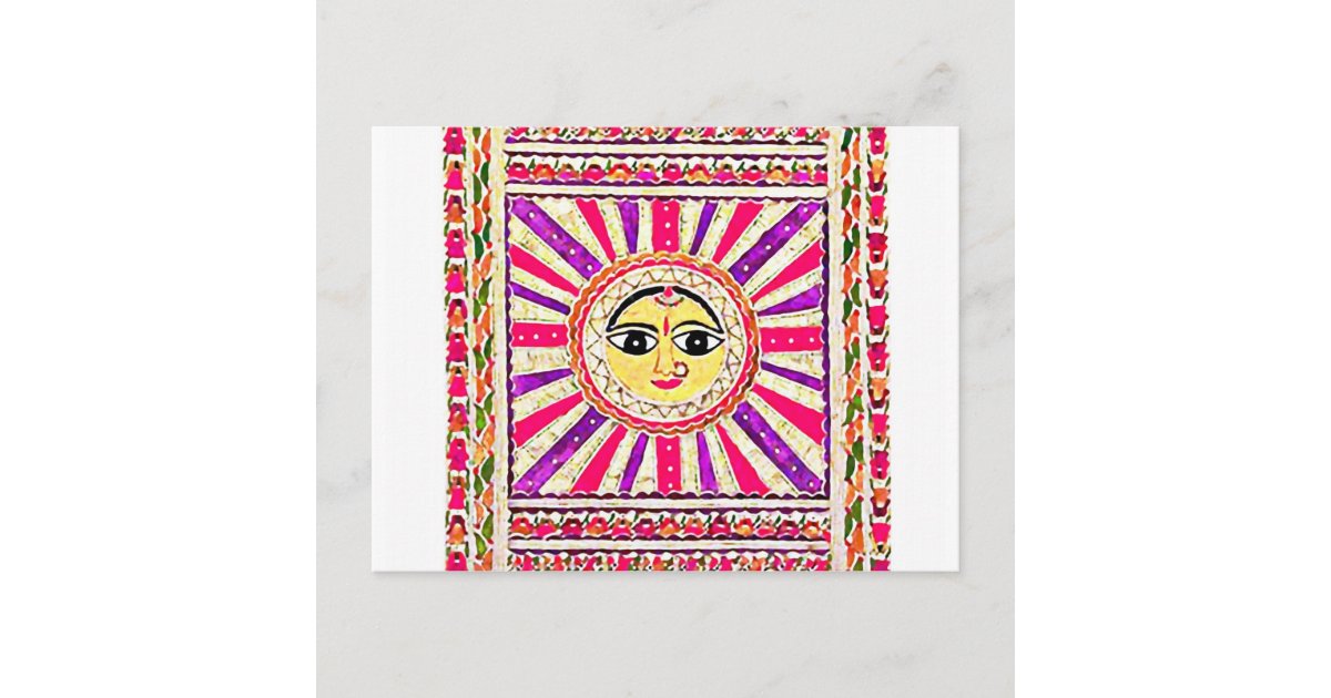 Surya Hindu Sun God Postcard Zazzle