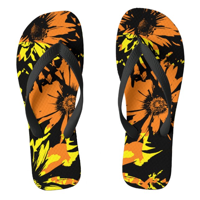 Surya  Namaskar ( Sun Salutation) Flip Flops (Footbed)