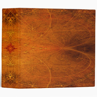 Suryasta Sun Salute Abstract Art 3 Ring Binder