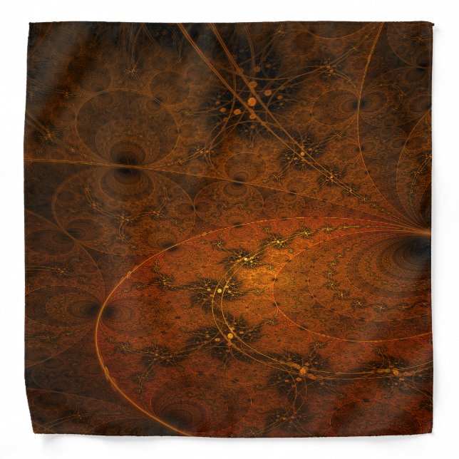 Suryasta Sun Salute Abstract Art Bandana (Front)