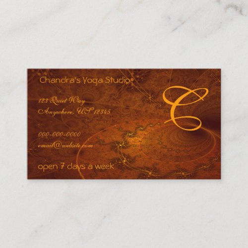 Fractal Sundial Standard Card Business Card Templates