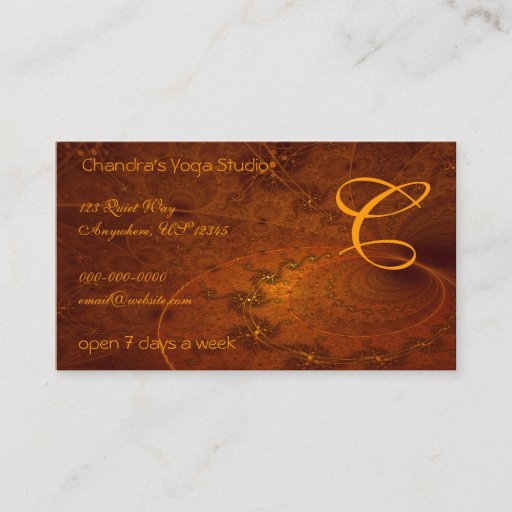 Customizable Fractal Sundial Standard Card Business Card Templates