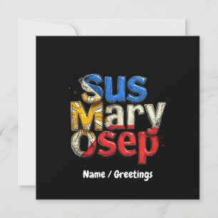 Sus Mary Osep Filipino Pride Customizable Invitation