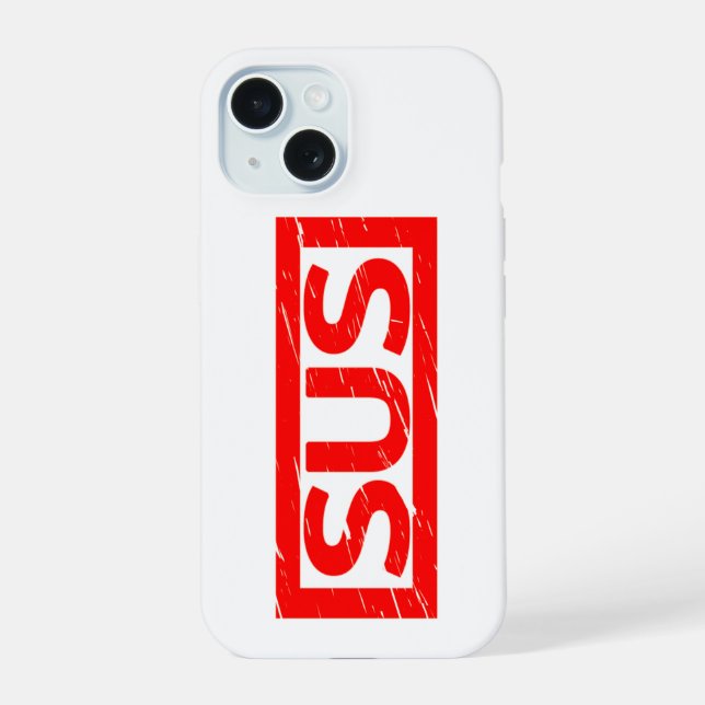 Sus Stamp Iphone Case (Back)
