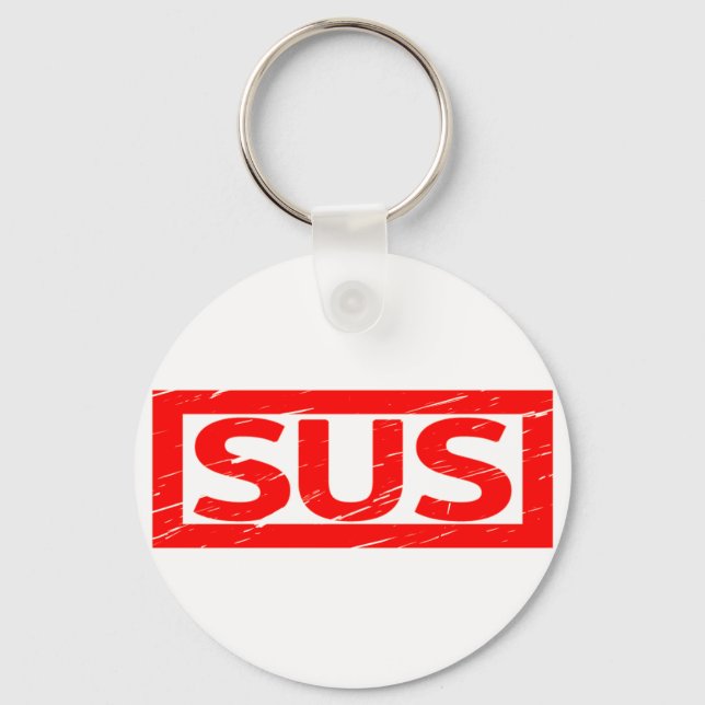 Sus Stamp Keychain (Front)