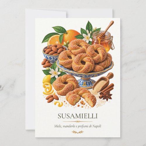 Susamielli – Vintage Italian Dessert Invitation