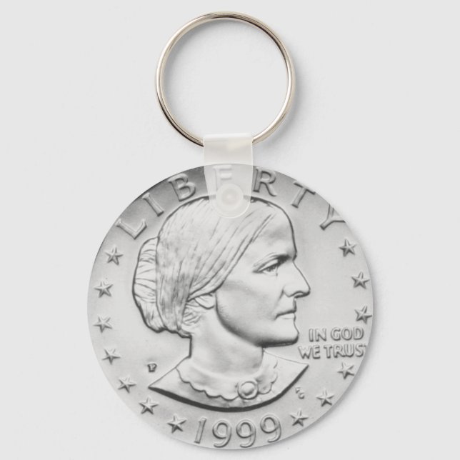 Susan B. Anthony Dollar image Keychain (Front)