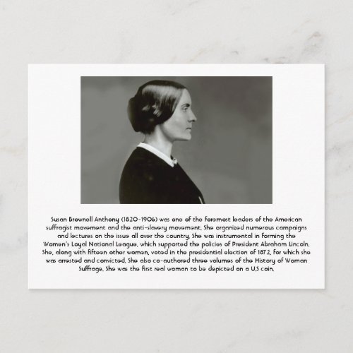 Susan B Anthony _ Feminist Postcard