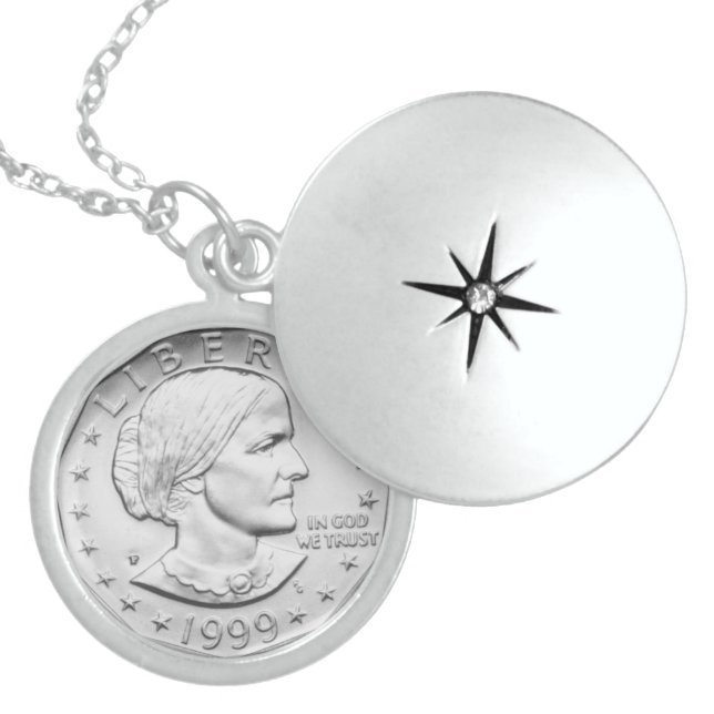 Susan B. Anthony Locket Necklace (Front)